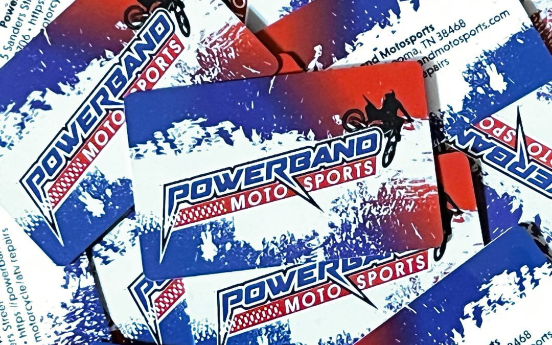 Powerband Motosports | Logo and Business Card Design