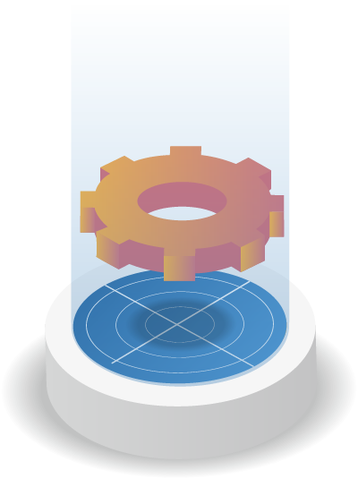 Home 2 | Rimshot Creative Gear icon symbolizing rimshot creative’s build phase—crafting websites, print, and seo systems with precision and care